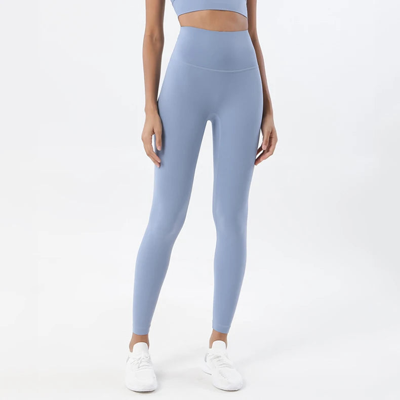 SOISOU Nylon Yoga Pants Gym Leggings Women Girl Fitness Soft Tights