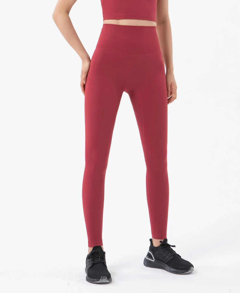 SOISOU Nylon Yoga Pants Gym Leggings Women Girl Fitness Soft Tights