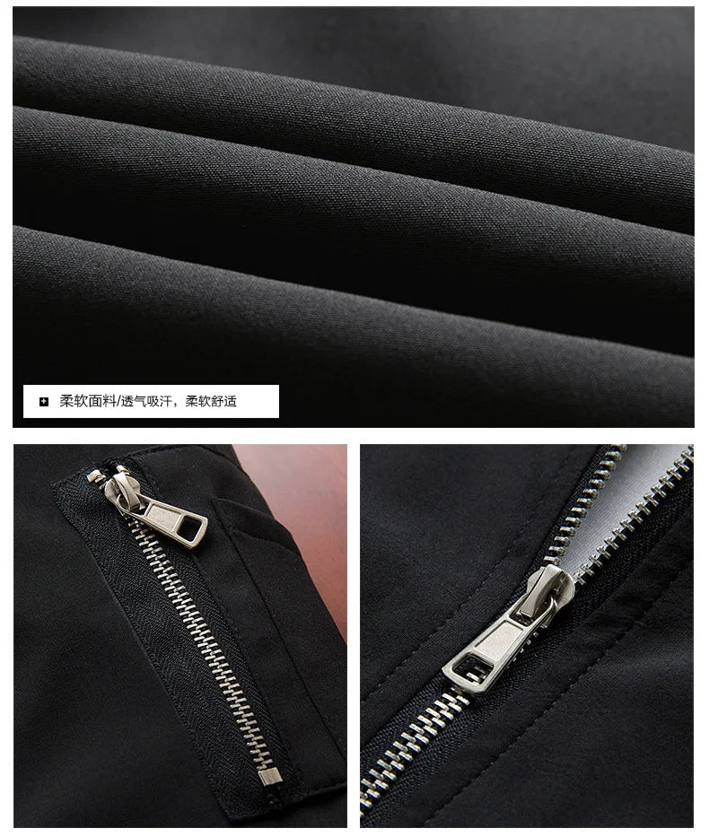Men Bomber Jacket Thin Slim Long Sleeve baseball Jackets Mens.