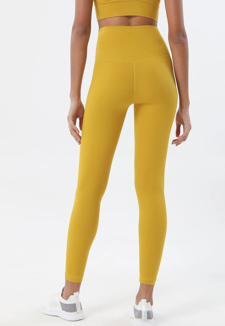 SOISOU Nylon Yoga Pants Gym Leggings Women Girl Fitness Soft Tights