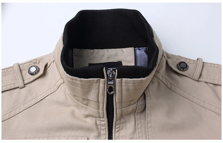 Bomber Jacket Men Fashion Casual Windbreaker Jacket.