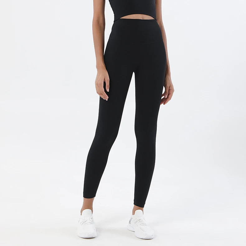 SOISOU Nylon Yoga Pants Gym Leggings Women Girl Fitness Soft Tights