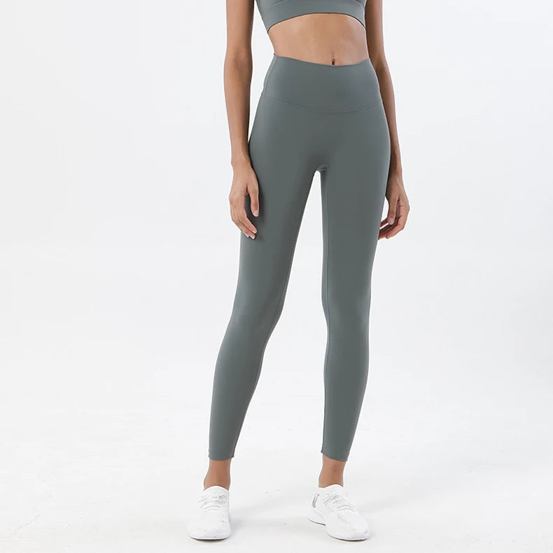 SOISOU Nylon Yoga Pants Gym Leggings Women Girl Fitness Soft Tights