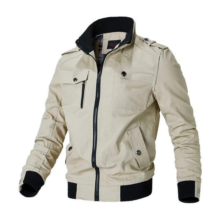 Bomber Jacket Men Fashion Casual Windbreaker Jacket.