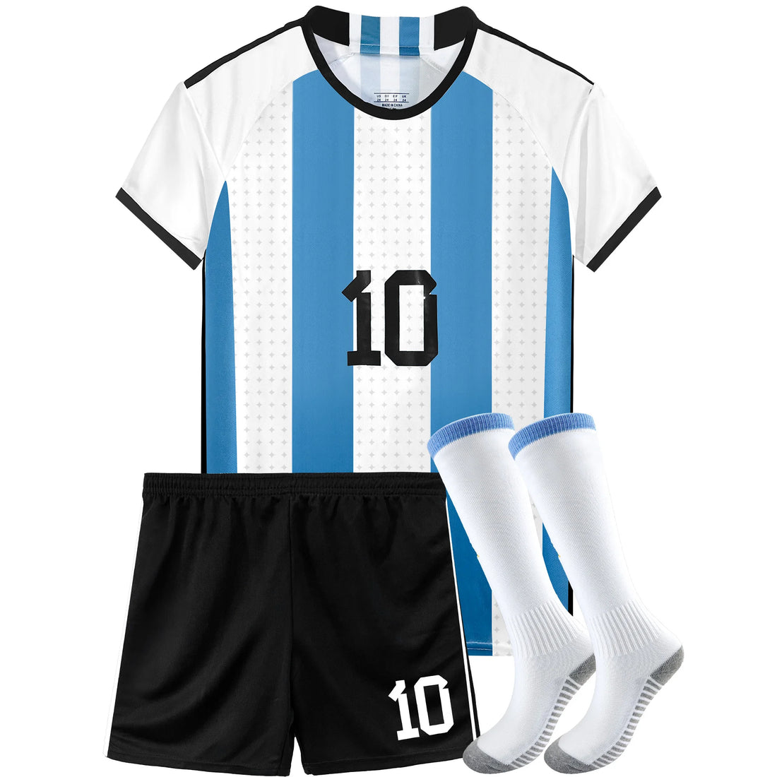 Boys Soccer Jerseys Kids #10 Football for Boys Girls.