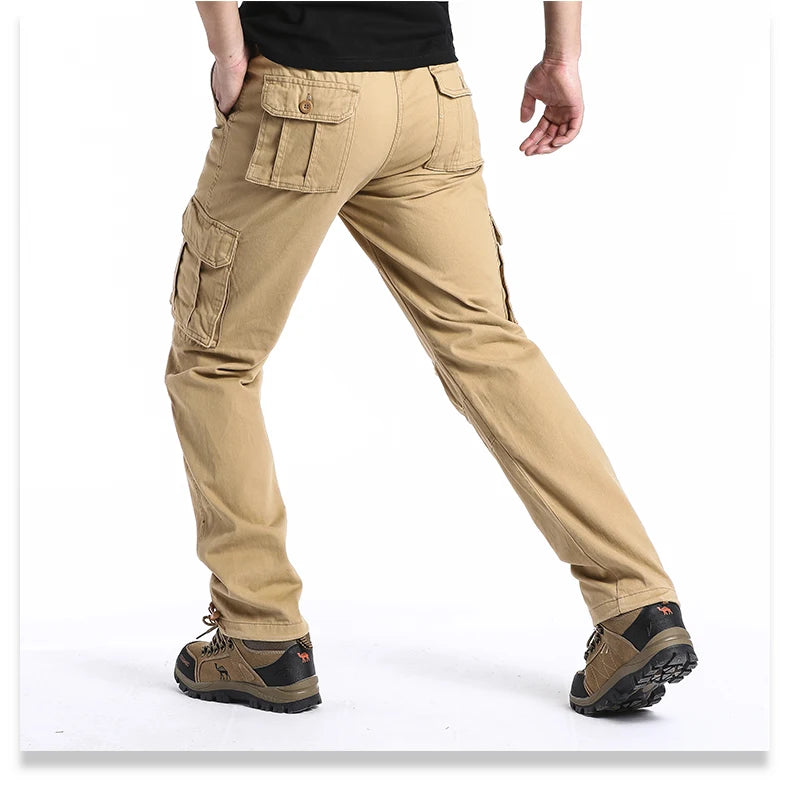 Large Pocket Loose Overalls Men's Outdoor Sports Jogging