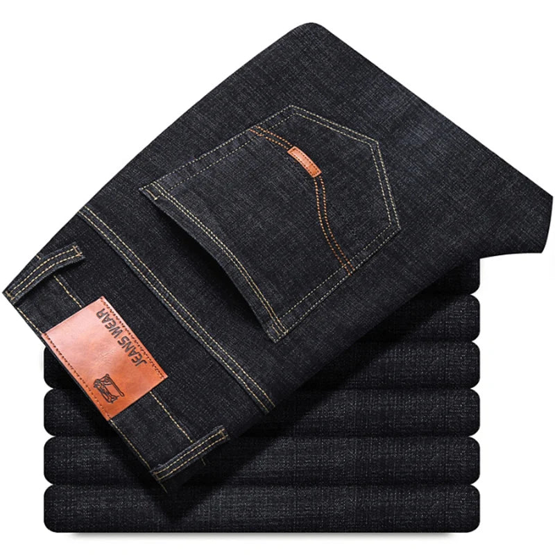 New Men Light Luxury Stretch Slim Fit Pants Comfortable Soft