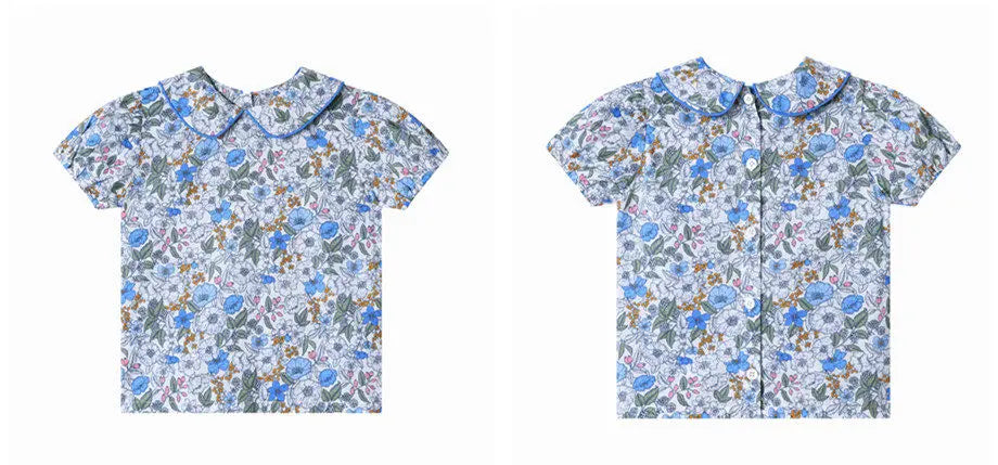 Summer Blue Shabbos collection sister brother matching