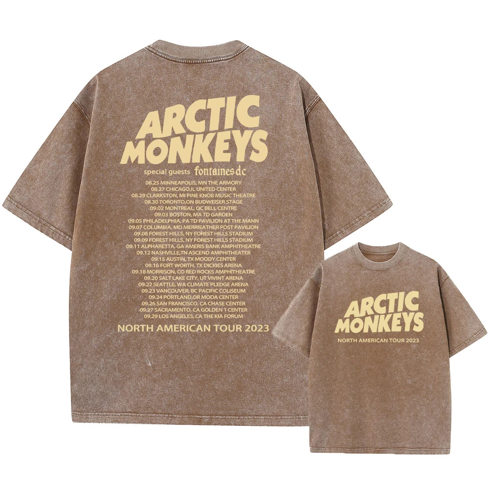 Retro Rock Arctic Monkeys Music Album Graphic T-Shrit