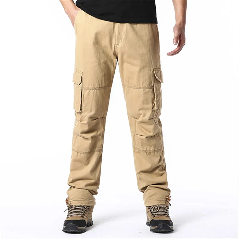 Large Pocket Loose Overalls Men's Outdoor Sports Jogging