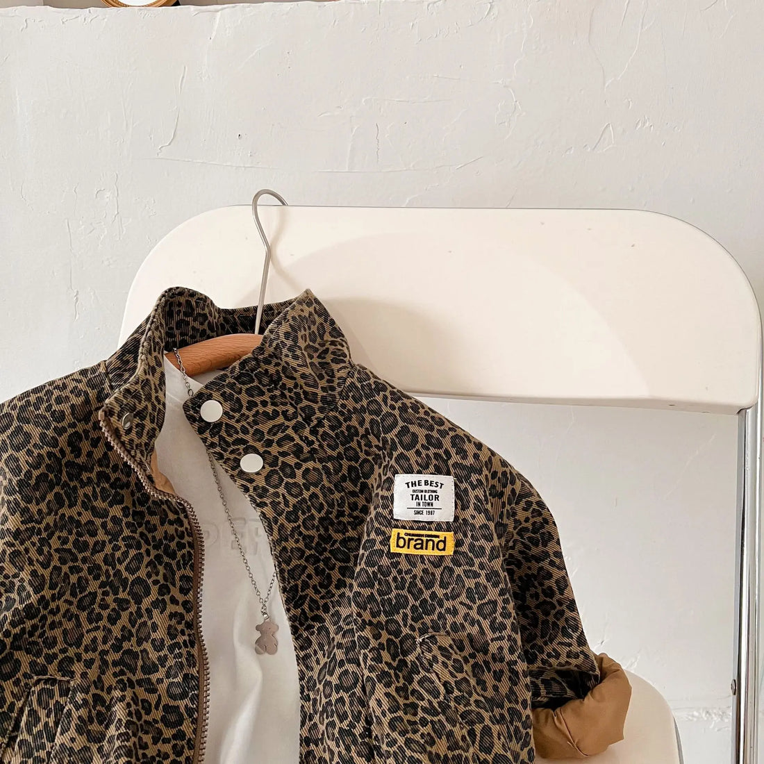 AYNIGIELL Spring Autumn Children's Casual Long-sleeved Jacket.