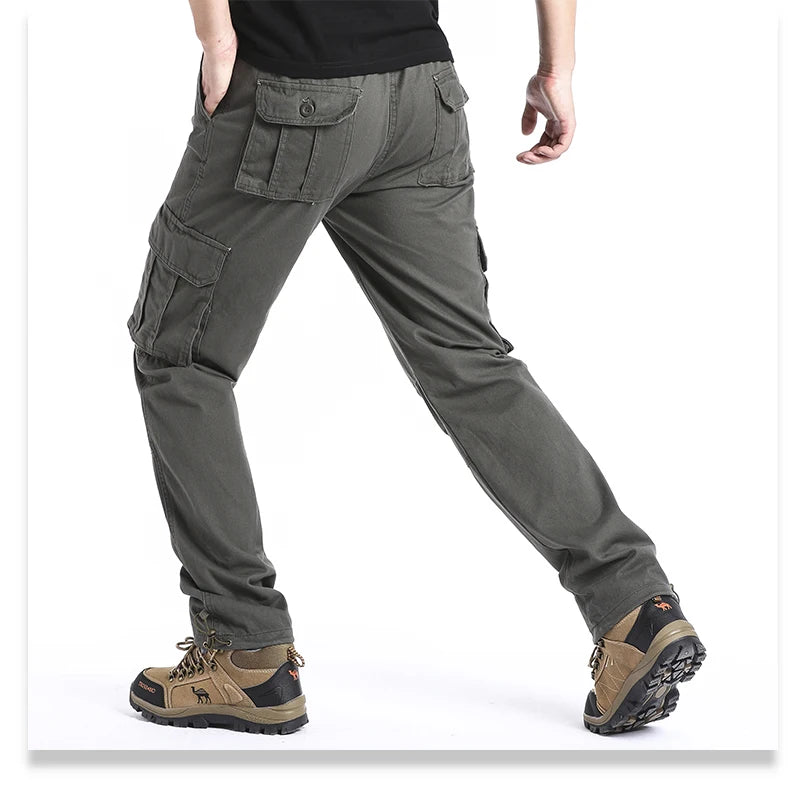Large Pocket Loose Overalls Men's Outdoor Sports Jogging