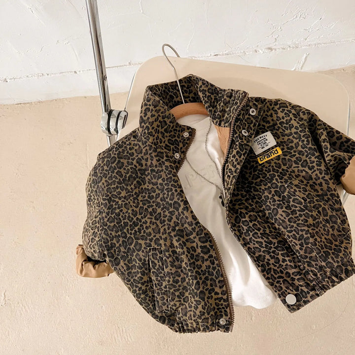 AYNIGIELL Spring Autumn Children's Casual Long-sleeved Jacket.