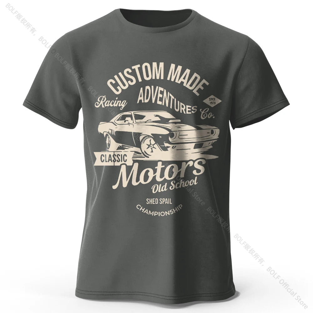 100% Cotton Oversized Vintage Old School Graphic Tees