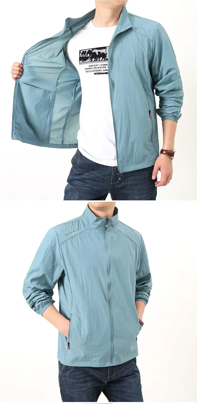 Summer Quick Drying Breathable Jacket Man