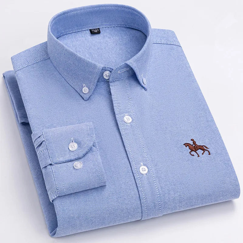 Long Sleeve Casual Business Formal Dress Shirt