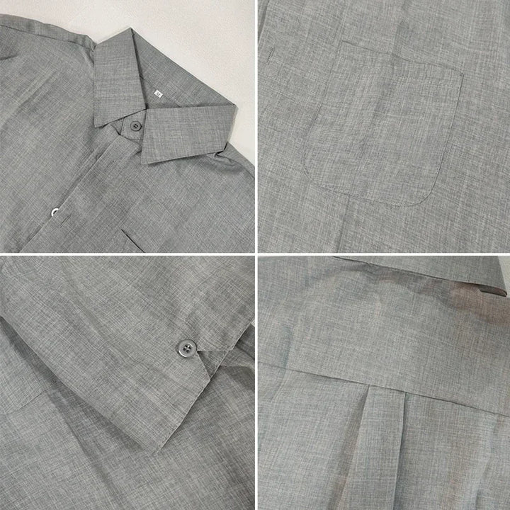 Summer Cotton Linen Shirts for Men
