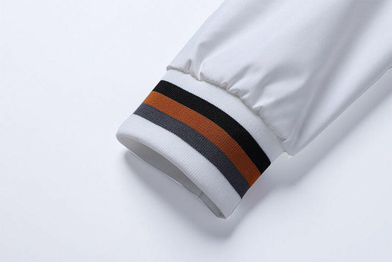 Autumn and Winter Men's Stand Collar Casual Zipper Jacket.