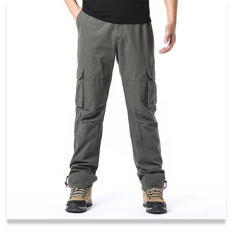 Large Pocket Loose Overalls Men's Outdoor Sports Jogging