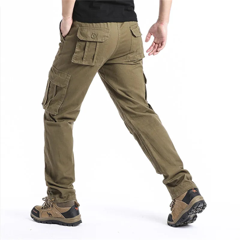Large Pocket Loose Overalls Men's Outdoor Sports Jogging