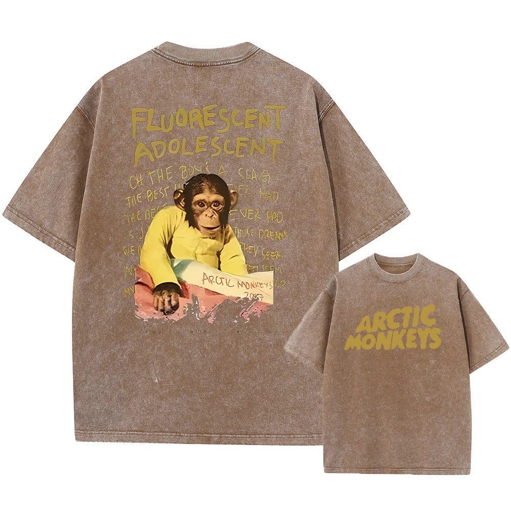 Retro Rock Arctic Monkeys Music Album Graphic T-Shrit