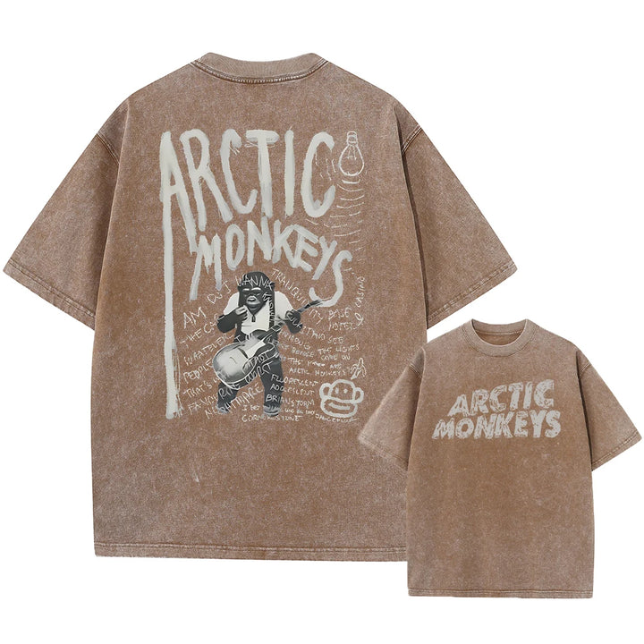 Retro Rock Arctic Monkeys Music Album Graphic T-Shrit