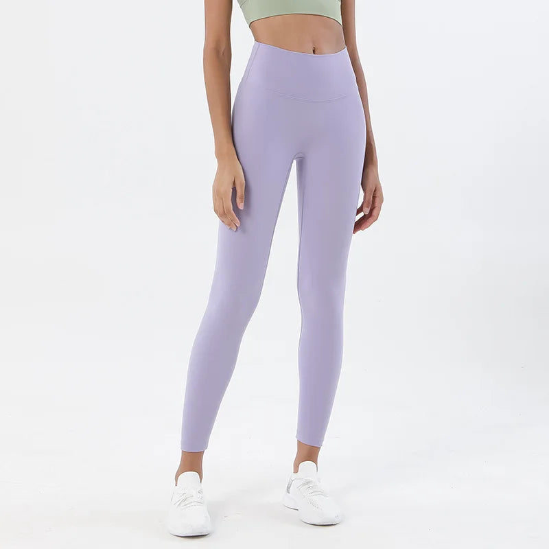 SOISOU Nylon Yoga Pants Gym Leggings Women Girl Fitness Soft Tights