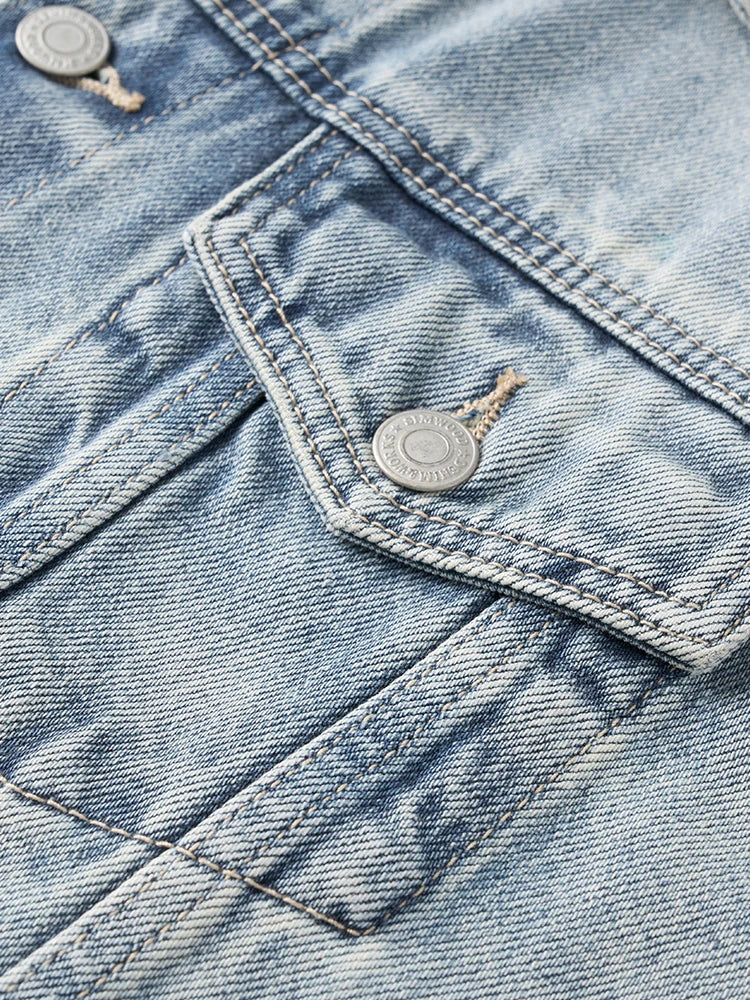SIMWOOD 2025 Autumn New Oversize 12.5oz Classical Denim Jackets