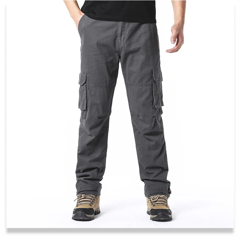 Large Pocket Loose Overalls Men's Outdoor Sports Jogging