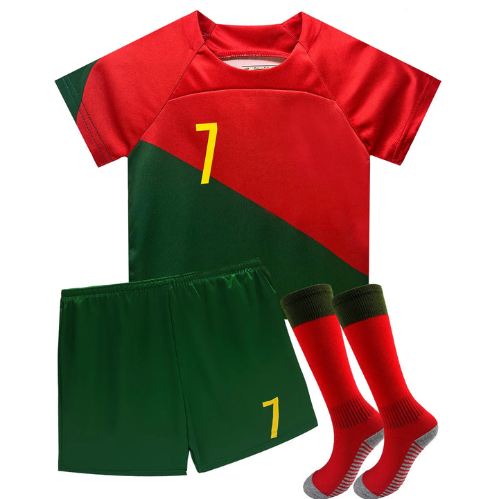 Boys Soccer Jerseys Kids 7 Football for Boys Girls.