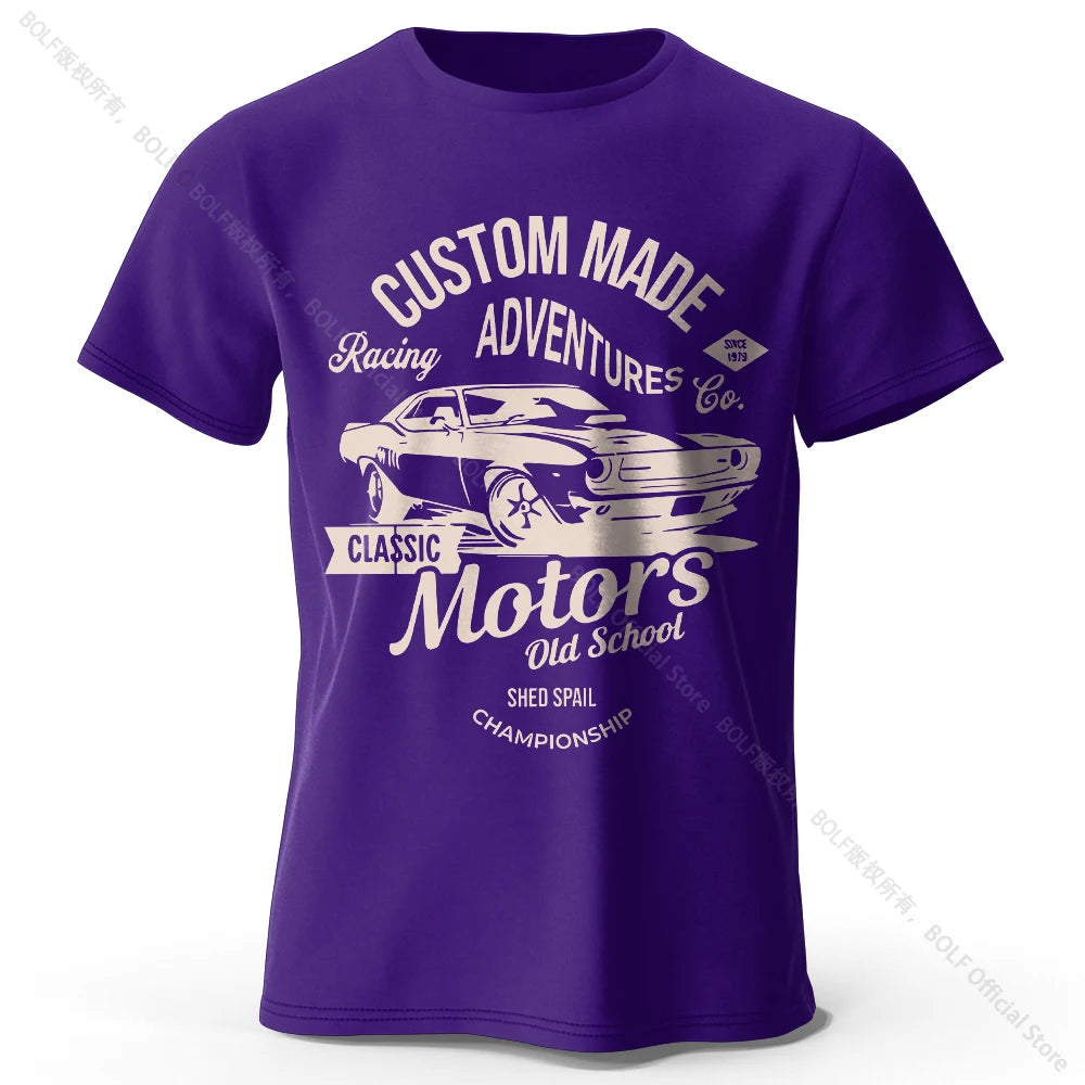 100% Cotton Oversized Vintage Old School Graphic Tees