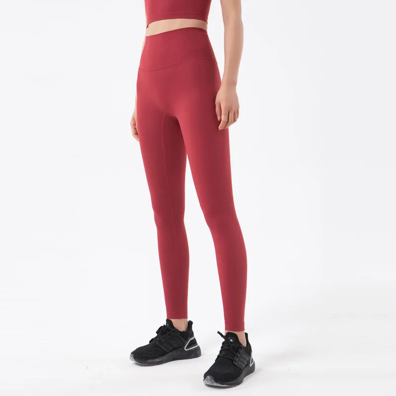 SOISOU Nylon Yoga Pants Gym Leggings Women Girl Fitness Soft Tights