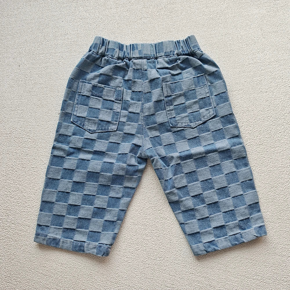 MILANCEL 1-5Y Children Jeans Boys Denim Pants.