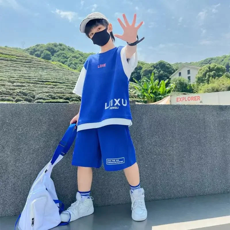 Junior Boys Summer Suit Children's Fashion.