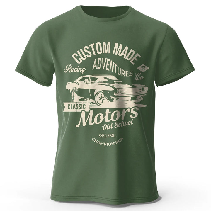 100% Cotton Oversized Vintage Old School Graphic Tees