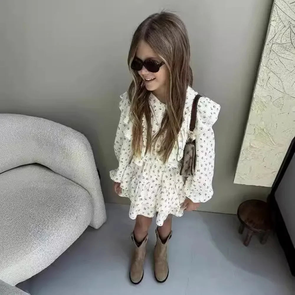 Children Clothing Set INS Russian Girl's Dress.