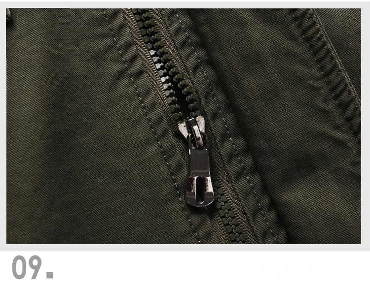 Casual Army Military Jacket Men Plus Size