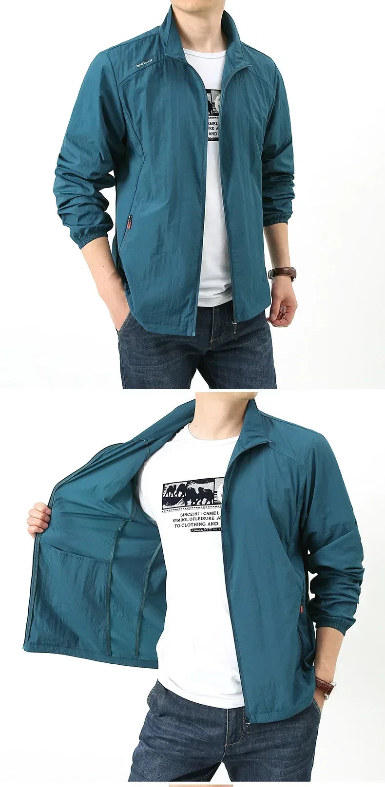 Summer Quick Drying Breathable Jacket Man