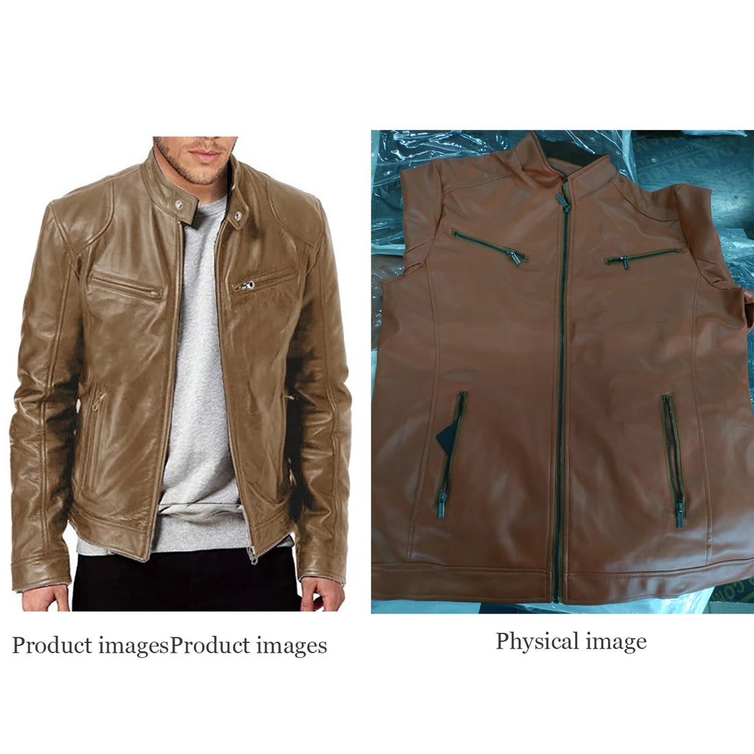 Motorcycle Leather Jackets Man