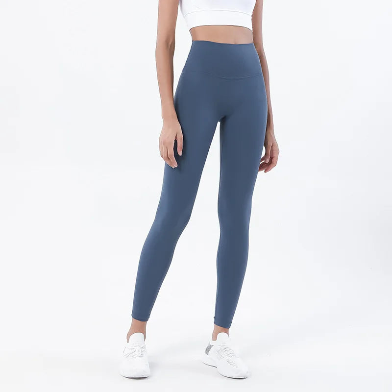 SOISOU Nylon Yoga Pants Gym Leggings Women Girl Fitness Soft Tights