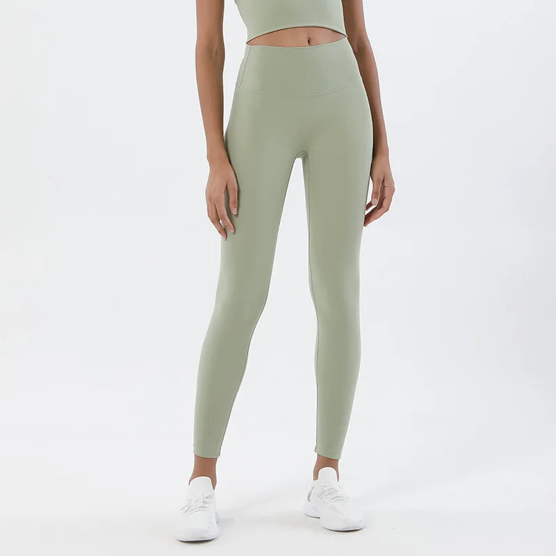 SOISOU Nylon Yoga Pants Gym Leggings Women Girl Fitness Soft Tights