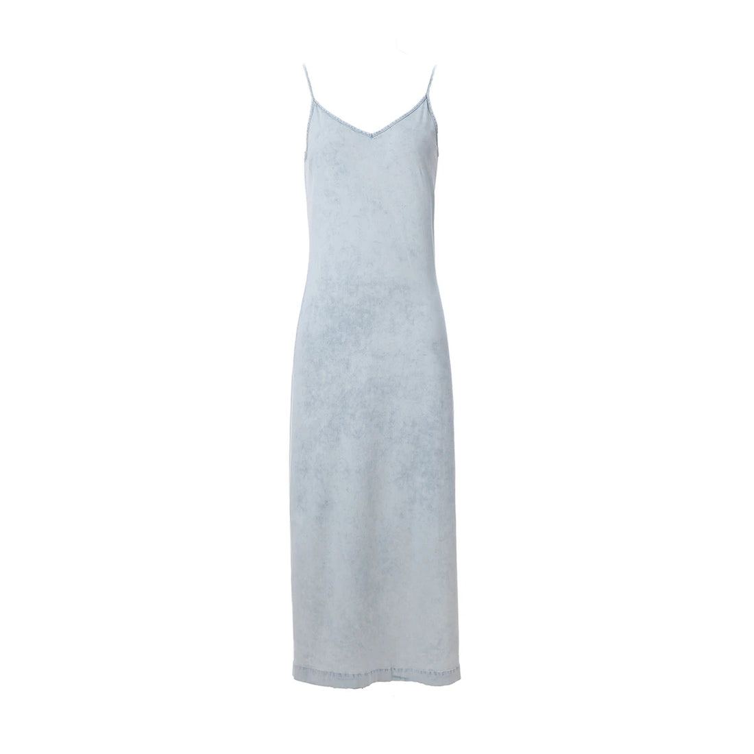 Women Lightweight Denim Wrap Blouse & Slip Dress.