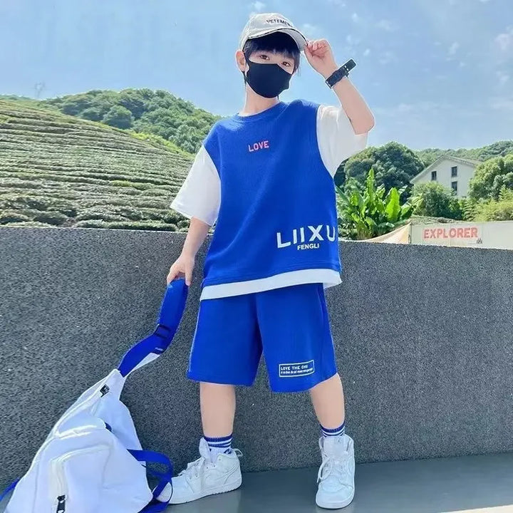 Junior Boys Summer Suit Children's Fashion.