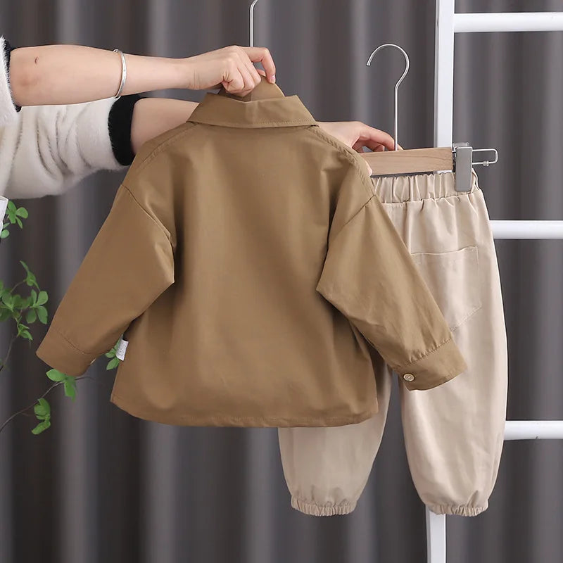 3Piece Sets Spring Autumn Baby Boy Clothes.
