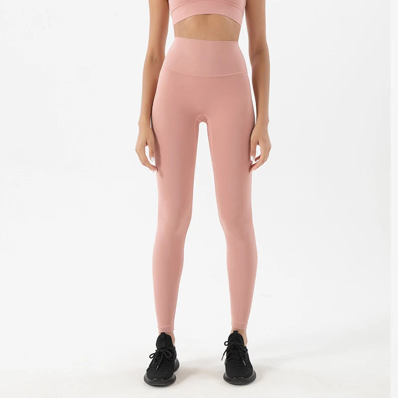SOISOU Nylon Yoga Pants Gym Leggings Women Girl Fitness Soft Tights