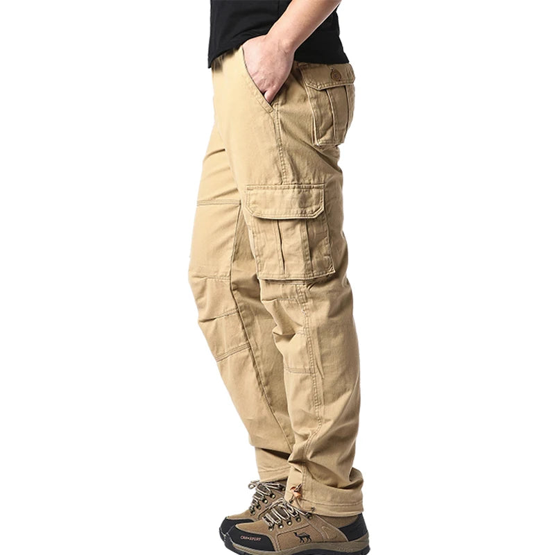 Large Pocket Loose Overalls Men's Outdoor Sports Jogging