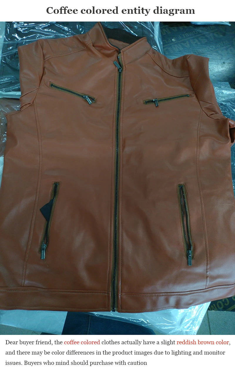 Motorcycle Leather Jackets Man