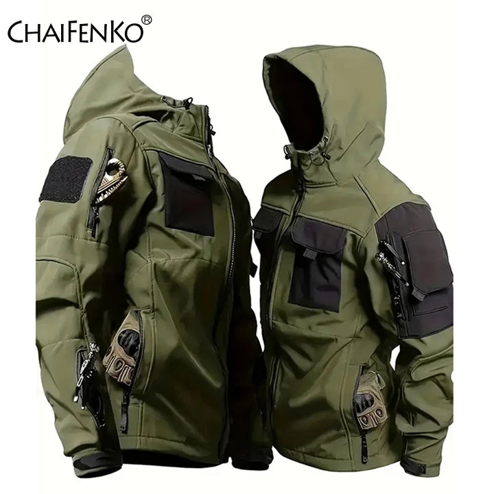 Men Lurker Shark Skin Soft Shell Tactical Jacket Waterproof
