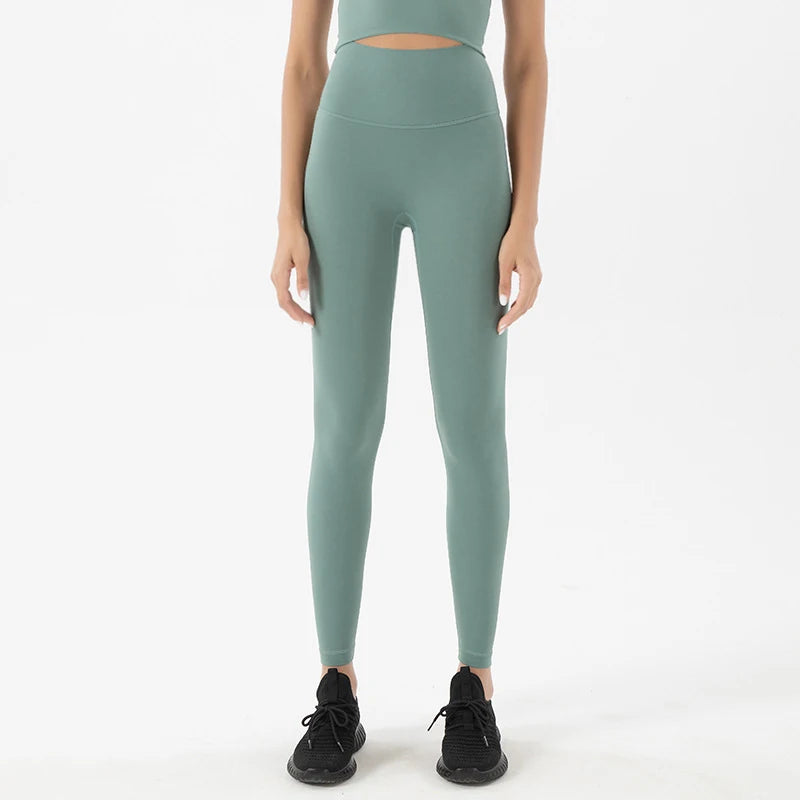 SOISOU Nylon Yoga Pants Gym Leggings Women Girl Fitness Soft Tights.