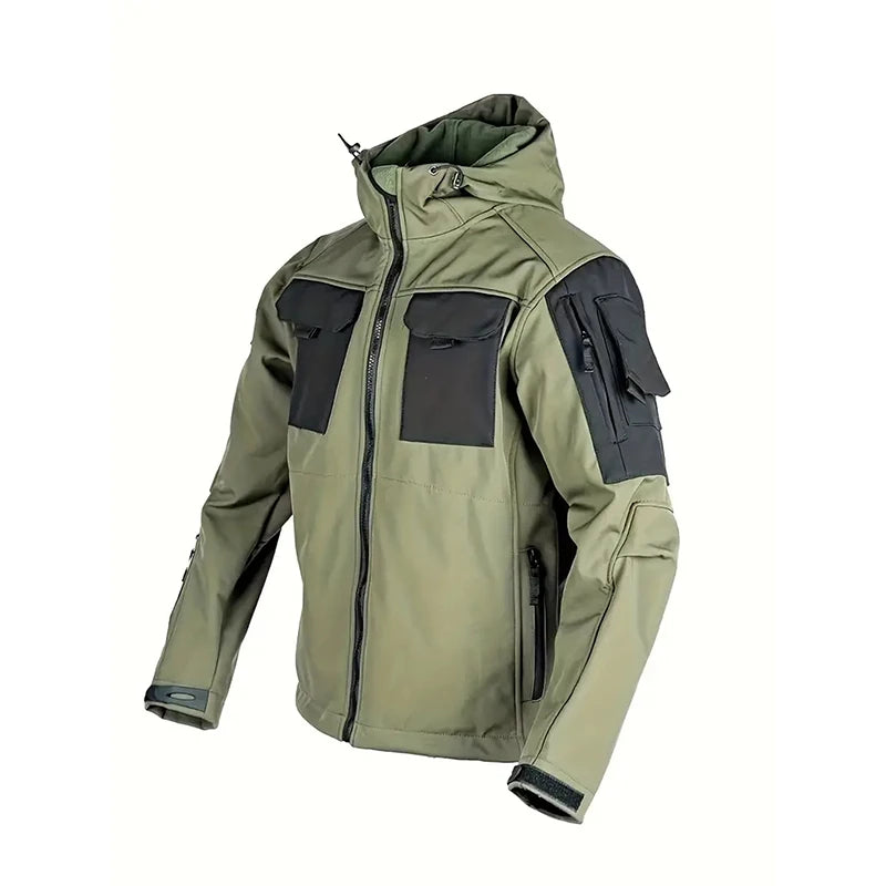 Men Lurker Shark Skin Soft Shell Tactical Jacket Waterproof